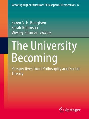cover image of The University Becoming